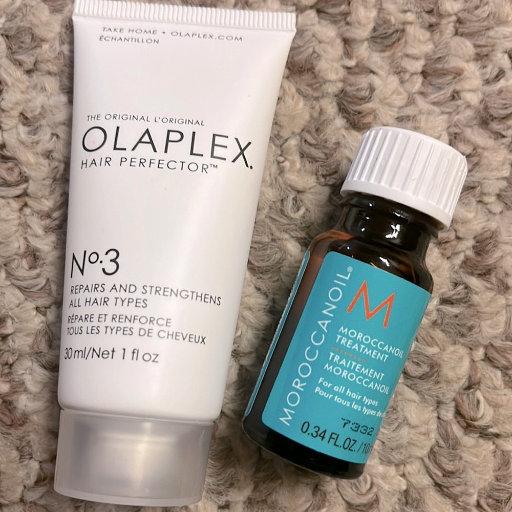 Olaplex Hair Perfector + Moroccan Oil Treatment